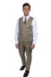 Stacy Adams Men's 3 Piece Hybrid Suit - Bold Windowpane