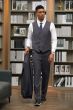 Stacy Adams Men's 3 Piece Hybrid Suit - Light Pattern