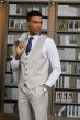 Stacy Adams Men's 3 Piece Hybrid Suit - Solid Color