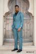 Stacy Adams Men's 3 Piece Hybrid Suit - Classic Windowpane