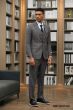 Stacy Adams Men's 3 Piece Hybrid Suit - Classic Windowpane