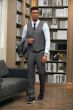 Stacy Adams Men's 3 Piece Hybrid Suit - Classic Windowpane