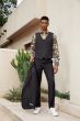 Stacy Adams Men's 3 Piece Hybrid Suit - Pinstripe Pattern