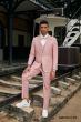 Stacy Adams Men's 3 Piece Hybrid Suit - Pinstripe Pattern