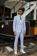 Stacy Adams Men's 3 Piece Hybrid Suit - Pinstripe Pattern