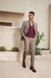 Stacy Adams Men's 3 Piece Hybrid Suit - Reversible Accent Vest 
