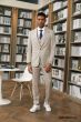 Stacy Adams Men's 3 Piece Hybrid Suit - Windowpane Texture