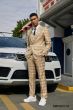 Stacy Adams Men's 3 Piece Hybrid Suit - Glen Plaid 