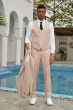 Stacy Adams Men's 3 Piece Hybrid Suit - Double Breasted Vest