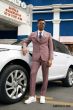 Stacy Adams Men's 3 Piece Hybrid Suit - Glen Check Pattern