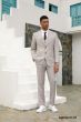Stacy Adams Men's 3 Piece Hybrid Suit - Glen Plaid Pattern