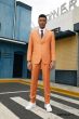 Stacy Adams Men's 3 Piece Hybrid Suit - Solid Texture