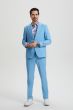 Stacy Adams Men's 3 Piece Executive Suit - Bold Color