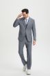 Stacy Adams Men's 3 Piece Executive Suit - Notch Lapel