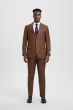 Stacy Adams Men's 3 Piece Executive Slim Suit - Textured Solid