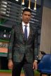 Stacy Adams Men's Hybrid Fit Sport Coat - Golden Floral Pattern