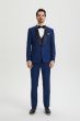 Stacy Adams Men's 3 Piece Tuxedo - Shawl Lapel