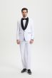 Stacy Adams Men's 3 Piece Tuxedo - Shawl Lapel
