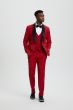 Stacy Adams Men's 3 Piece Tuxedo - Shawl Lapel