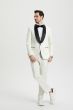 Stacy Adams Men's 3 Piece Tuxedo - Shawl Lapel