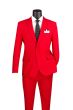 CCO Men's 2 Piece Poplin Outlet Suit - 2 Button Jacket