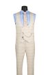 Birch Double Breasted Vest Plaid Vest