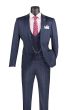 CCO Men's Outlet 3 Piece Slim Fit Suit - Double Breasted Vest