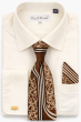 Karl Knox Men's French Cuff Shirt Set - Fashion Tie