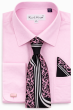 Karl Knox Men's French Cuff Shirt Set - Fashion Tie