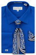 Karl Knox Men's French Cuff Shirt Set - Fashion Tie