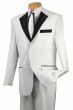 Vinci Men's Outlet 2 Piece 100% Poplin Discount Tuxedo - Fancy Lapel