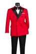 Red Tuxedo for Men Double Breasted Tuxedo