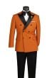 Rust Tuxedo for Men Double Breasted Tuxedo