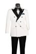 White Tuxedo for Men Double Breasted Tuxedo