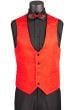 Vinci Men's 3 Piece Wool Feel Slim Fit Tuxedo - Jacquard Fabric