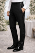 Statement Men's Outlet 100% Wool Tuxedo Pant - Satin Trim