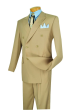 Statement Men's Outlet 2 Piece 100% Wool Fashion Suit - Solid Color