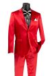 Vinci Men's Wool Feel 2 Piece Ultra Slim Fit Suit - Sleek Sharkskin