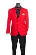 Vinci Men's Single Breasted Slim Fit Blazer - 2 Button Jacket