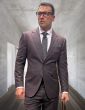 Statement Men's 2 Piece 100% Wool Fashion Suit - Notch Lapel