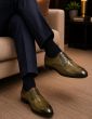 Statement Men's Premium Leather Dress Shoe - Plain Toe Derby