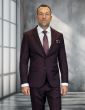 Burgundy Suit for Men 2 Piece Mens Suits