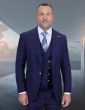Statement Men's 3 Piece 100% Wool Fashion Suit - Bold Colors