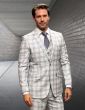 Statement Men's 3 Piece 100% Wool Fashion Suit - Modern Fit
