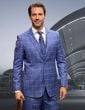 Statement Men's Outlet 3 Piece 100% Wool Modern Fit Suit - Fashion Pattern