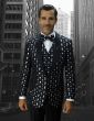 Statement Men's Modern Fit Outlet Tuxedo - Fancy Polka Dot Pattern