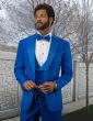 Statement Men's Modern Fit Tuxedo - Deep Peak Lapel
