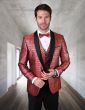 Statement Men's Modern Fit Tuxedo - Vibrant Two Tone