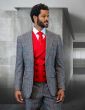 Statement Men's 100% Wool 3 Piece Suit - Vibrant Colors