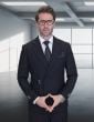 Statement Men's Outlet 2 Piece 100% Wool Modern Fit Double Breasted Suit - Metal Buckle